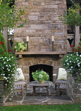 Garden, Home and Party: Outdoor rooms
